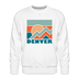 Premium Denver Sweatshirt - Men's Colorado Sweatshirt - white