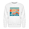 Premium Denver Sweatshirt - Men's Colorado Sweatshirt - white