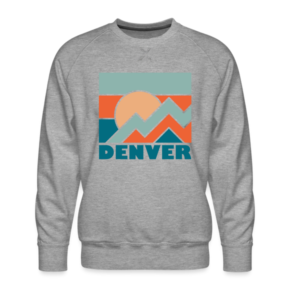 Premium Denver Sweatshirt - Men's Colorado Sweatshirt - heather grey