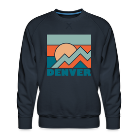 Premium Denver Sweatshirt - Men's Colorado Sweatshirt - navy
