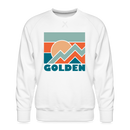 Premium Golden Sweatshirt - Men's Colorado Sweatshirt - white
