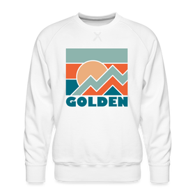 Premium Golden Sweatshirt - Men's Colorado Sweatshirt - white