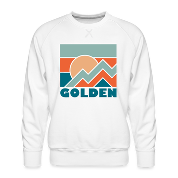Premium Golden Sweatshirt - Men's Colorado Sweatshirt - white