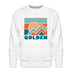 Premium Golden Sweatshirt - Men's Colorado Sweatshirt - white