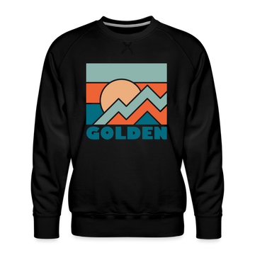 Premium Golden Sweatshirt - Men's Colorado Sweatshirt - black