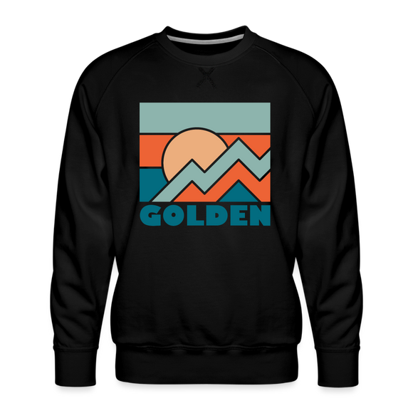 Premium Golden Sweatshirt - Men's Colorado Sweatshirt - black