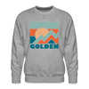 Premium Golden Sweatshirt - Men's Colorado Sweatshirt - heather grey
