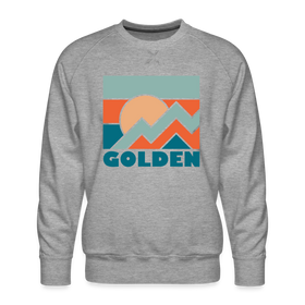 Premium Golden Sweatshirt - Men's Colorado Sweatshirt - heather grey