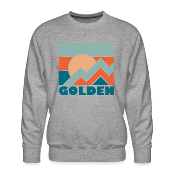 Premium Golden Sweatshirt - Men's Colorado Sweatshirt - heather grey