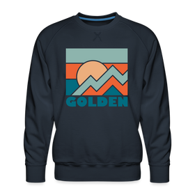 Premium Golden Sweatshirt - Men's Colorado Sweatshirt - navy