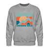 Premium Jackson Hole Sweatshirt - Men's Wyoming Sweatshirt - heather grey