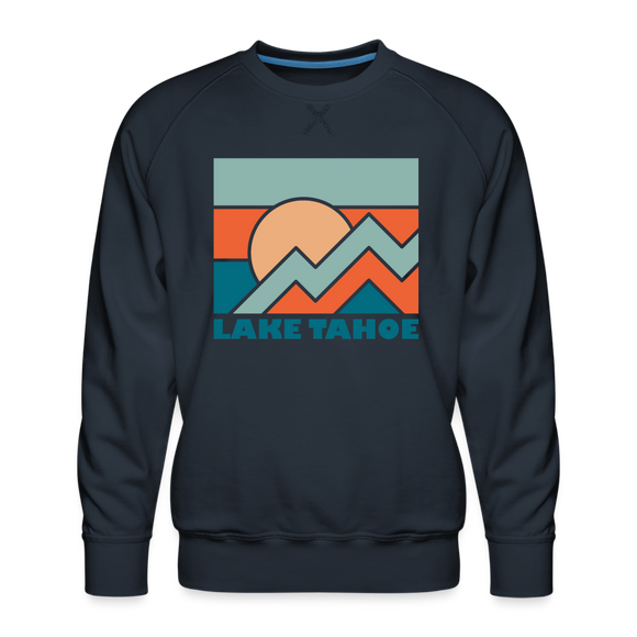 Premium Lake Tahoe Sweatshirt - Men's California Sweatshirt - navy