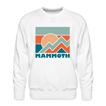 Premium Mammoth Sweatshirt - Men's California Sweatshirt - white