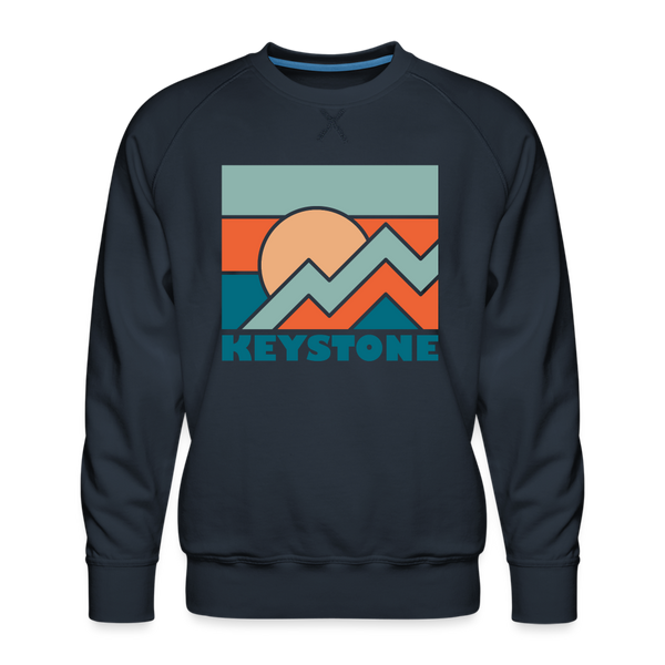 Premium Keystone Sweatshirt - Men's Colorado Sweatshirt - navy