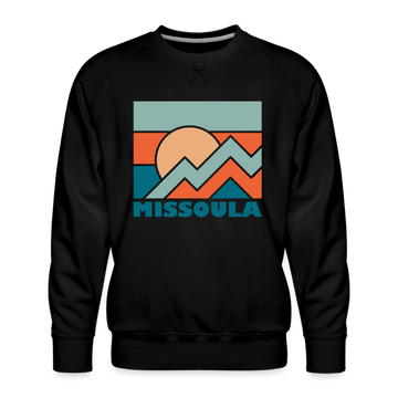 Premium Missoula Sweatshirt - Men's Montana Sweatshirt - black