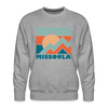 Premium Missoula Sweatshirt - Men's Montana Sweatshirt - heather grey