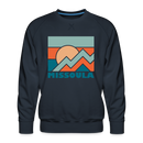 Premium Missoula Sweatshirt - Men's Montana Sweatshirt - navy