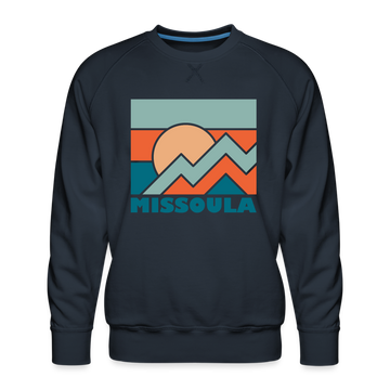 Premium Missoula Sweatshirt - Men's Montana Sweatshirt - navy