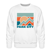 Premium Park City Sweatshirt - Men's Utah Sweatshirt - white