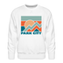 Premium Park City Sweatshirt - Men's Utah Sweatshirt - white