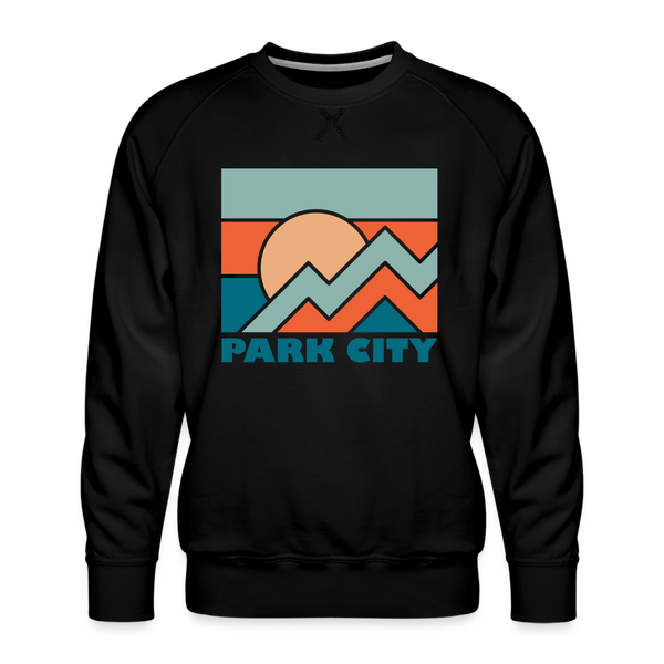 Premium Park City Sweatshirt - Men's Utah Sweatshirt - black