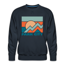 Premium Park City Sweatshirt - Men's Utah Sweatshirt - navy