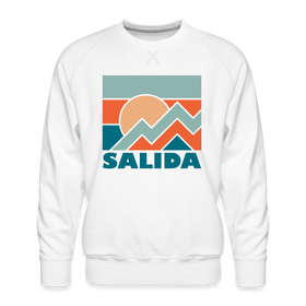 Premium Salida Sweatshirt - Men's Colorado Sweatshirt - white