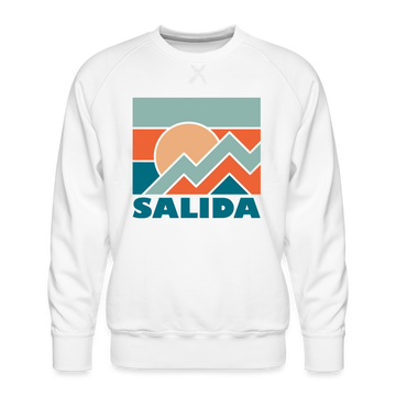 Premium Salida Sweatshirt - Men's Colorado Sweatshirt - white