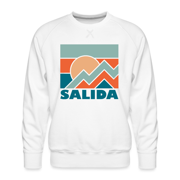 Premium Salida Sweatshirt - Men's Colorado Sweatshirt - white