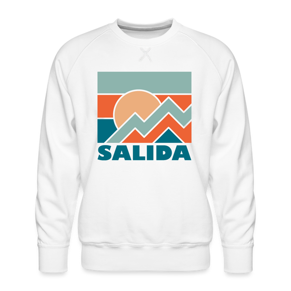 Premium Salida Sweatshirt - Men's Colorado Sweatshirt - white