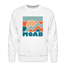 Premium Moab Sweatshirt - Men's Utah Sweatshirt - white