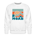 Premium Moab Sweatshirt - Men's Utah Sweatshirt - white