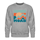 Premium Moab Sweatshirt - Men's Utah Sweatshirt - heather grey