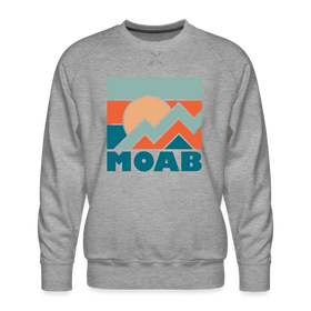 Premium Moab Sweatshirt - Men's Utah Sweatshirt - heather grey