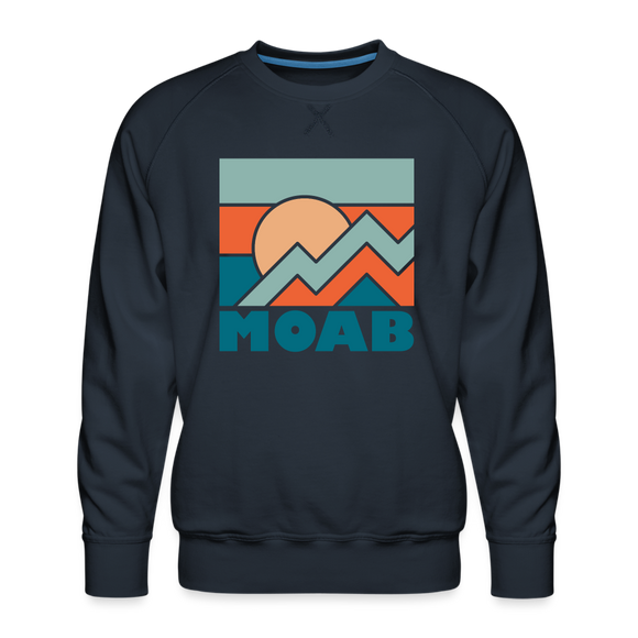 Premium Moab Sweatshirt - Men's Utah Sweatshirt - navy