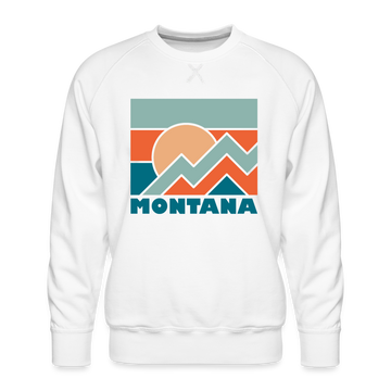 Premium Montana Sweatshirt - Men's Sweatshirt - white