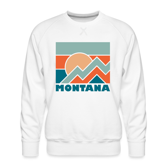Premium Montana Sweatshirt - Men's Sweatshirt - white