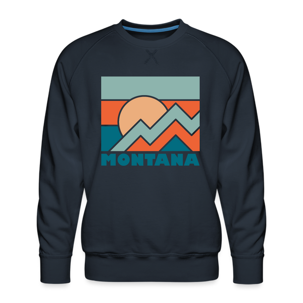 Premium Montana Sweatshirt - Men's Sweatshirt - navy