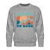 Premium Mount Hood Sweatshirt - Men's Oregon Sweatshirt - heather grey