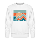 Premium North Carolina Sweatshirt - Men's Sweatshirt - white