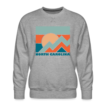 Premium North Carolina Sweatshirt - Men's Sweatshirt - heather grey