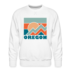 Premium Oregon Sweatshirt - Men's Sweatshirt - white
