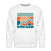 Premium Oregon Sweatshirt - Men's Sweatshirt - white