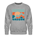 Premium Oregon Sweatshirt - Men's Sweatshirt - heather grey