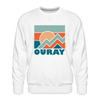 Premium Ouray Sweatshirt - Men's Colorado Sweatshirt - white