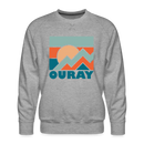 Premium Ouray Sweatshirt - Men's Colorado Sweatshirt - heather grey