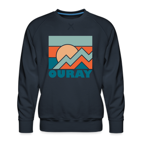 Premium Ouray Sweatshirt - Men's Colorado Sweatshirt - navy