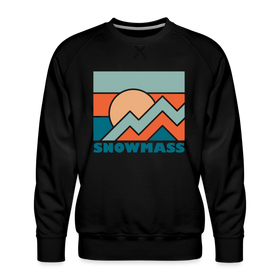 Premium Snowmass Sweatshirt - Men's Colorado Sweatshirt - black