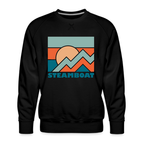 Premium Steamboat Sweatshirt - Men's Colorado Sweatshirt - black