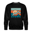 Premium Stowe Sweatshirt - Men's Vermont Sweatshirt - black